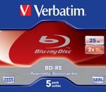 Verbatim-43615-disco-vergine-Blu-Ray-BD-RE-25-GB-5-pz