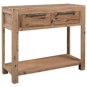 vidaXL Tavolo Consolle 82x33x73 cm in Legno Massello di Acacia