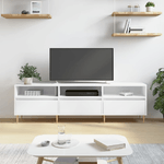 Mobile Porta TV Bianco 150x30x44,5 cm in Legno ingegnerizzato