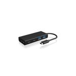 Raidsonic USB Type-C Hub mit 2x Type-C und 2x Type-A USB Anschlssen  2x USB Type