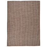 Tappeto da Esterni a Tessitura Piatta 200x280 cm Marrone