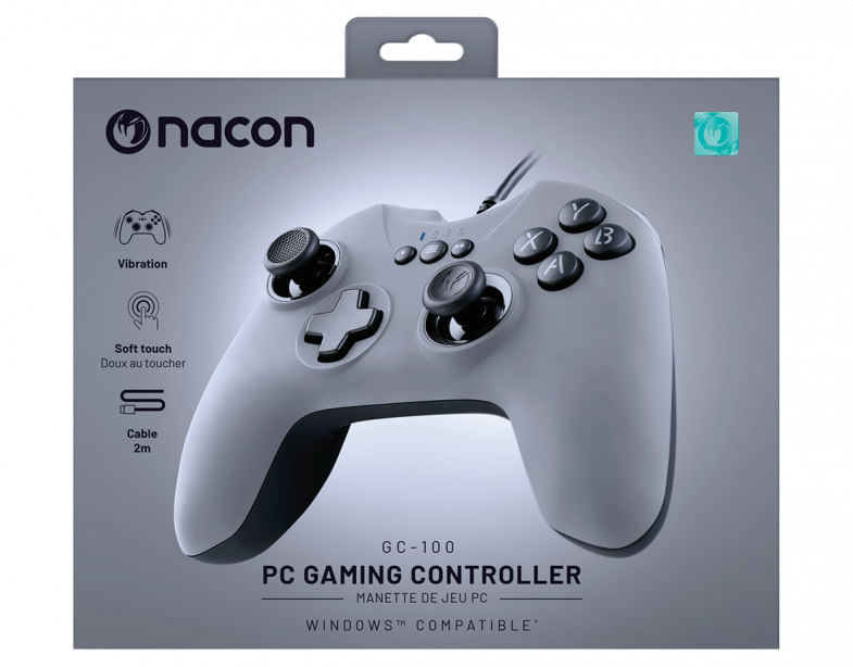 NACON-GC-100XF-Nero-Grigio-USB-Gamepad-Analogico-Digitale-PC