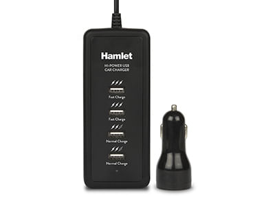 Hamlet-Car-Charger-alimentatore-usb-da-auto-5-porte-40w