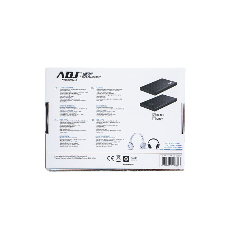 Adj-AH612-Box-esterno-HDD-Nero-2.5-