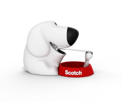 Scotch-C31-dispenser-nastro-adesivo-Nero-Rosso-Bianco