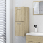 vidaXL Armadio da Bagno Rovere Sonoma 30x30x80 cm in Truciolato