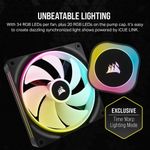 Corsair-H170I-Processore-Liquid-cooling-kit-14-cm-Nero--CORSAIR-ICUE-LINK-H170I-RGB-LIQUID-BLK-