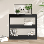 vidaXL Libreria/Divisorio Nero 80x30x72 cm