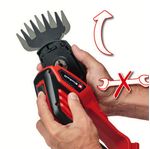 Einhell-GE-CG-18-100-cesoia-per-erba-cordless-8-mm-18-V-Ioni-di-Litio-Nero-Rosso