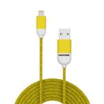 Pantone Celly PT-LCS001-5Y cavo per cellulare Giallo 1,5 m USB A Lightning