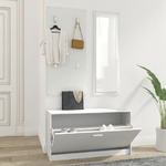 Set Scarpiere 3 in 1 Bianco in Legno ingegnerizzato