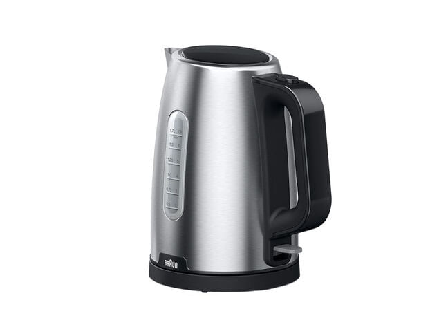 Braun WK 1500 bollitore elettrico 1,7 L 2200 W Nero, Acciaio inossidabile