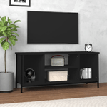 vidaXL Mobile Porta TV Nero 102x35x45 cm in Legno ingegnerizzato