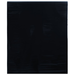 vidaXL Pellicola Vetri Statica Smerigliata Nera 45x1000 cm PVC