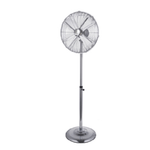 CFG Ventilatore Cromo da terra - pala diametro 45 cm - 60 W - metallo cromato - CFG