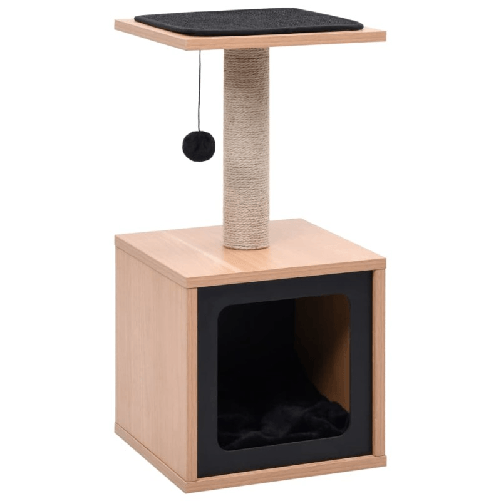 vidaXL Albero per Gatti con Tappeto Tiragraffi in Sisal 62 cm