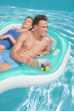 Bestway-43045-galleggiante-da-piscina-e-da-spiaggia-Blu-Multicolore-Vinile-Materassino-galleggiante