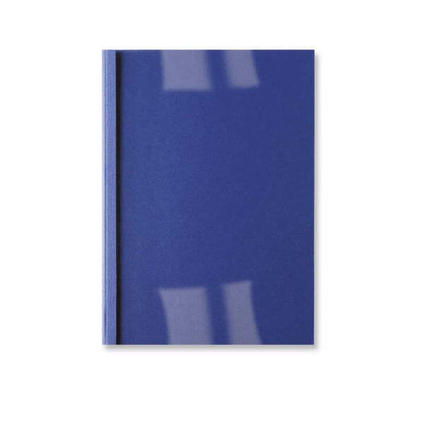 GBC-Copertine-rilegatura-termica-LeatherGrain-15mm-blu-royal