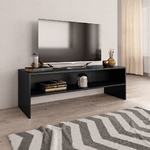 vidaXL Mobile Porta TV Nero 120x40x40 cm in Legno ingegnerizzato