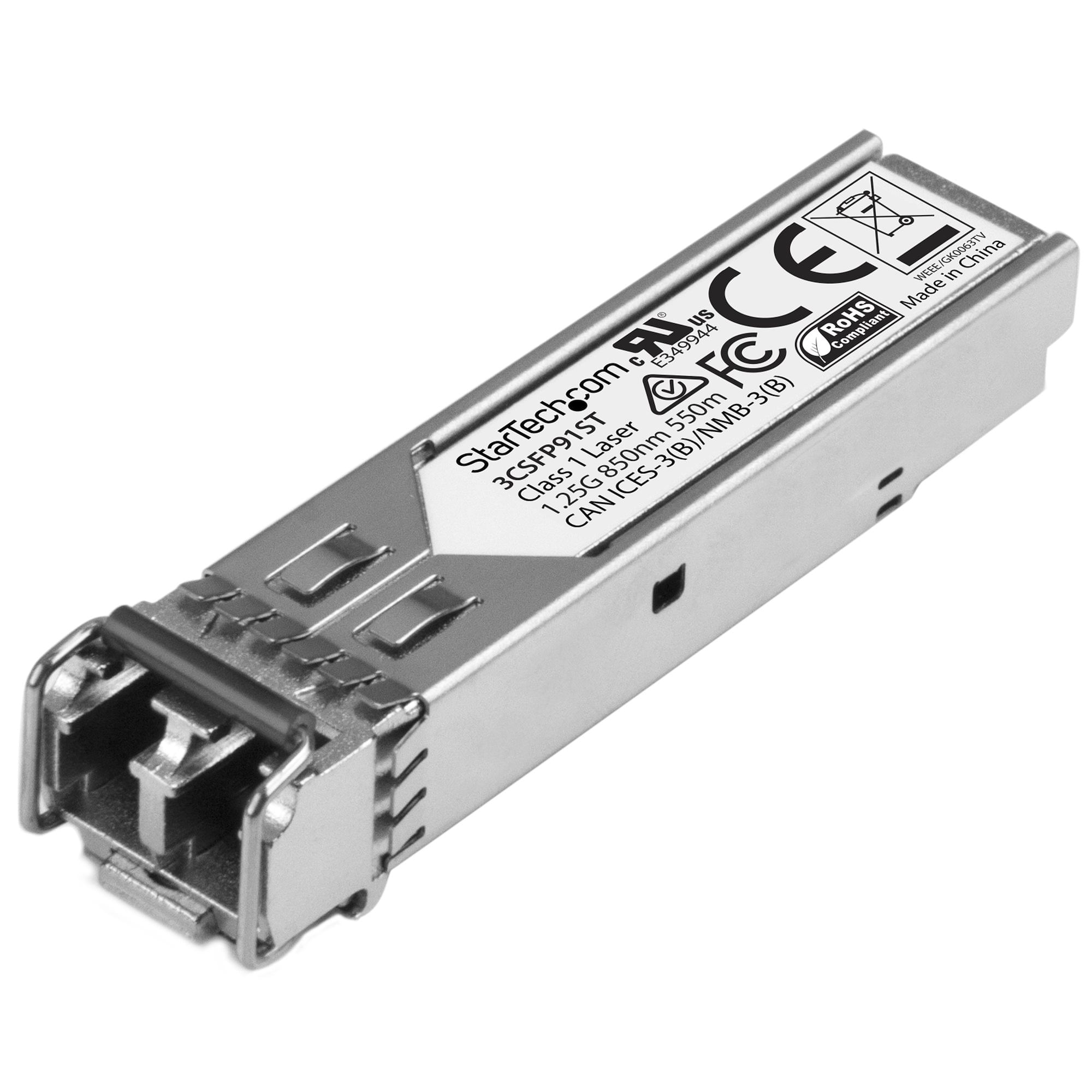 StarTech.com Ricetrasmettitore in fibre Gigabit 1000Base-SX SFP - Compatibile HP 3CSFP91 - MM LC - 550m