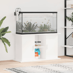 vidaXL Supporto per Acquario 101x41x58 cm in Legno ingegnerizzato Bianco