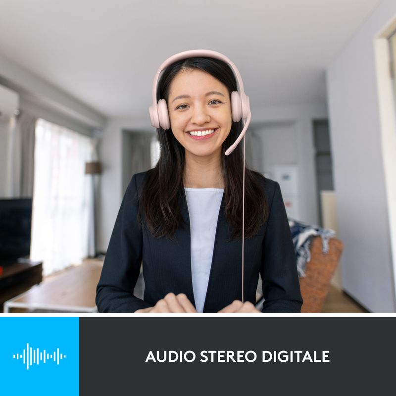 Logitech-H390-Auricolare-Cablato-A-Padiglione-Ufficio-USB-tipo-A-Rosa