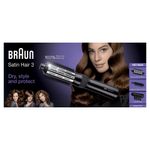 Braun Satin Hair 3 AS330 Modellatore Ad Aria Per Capelli Accessoriato Con Volumizzatore E Spazzola Rotonda Piccola