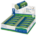 STAEDTLER Gomma Eco 526 - 65 x 23 x 13 mm - per matita - verde - Staedtler - conf. 20 pezzi