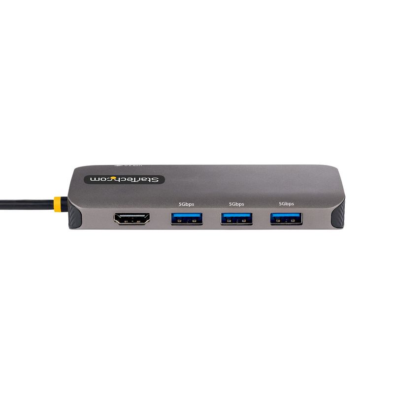 StarTech.com-Adattatore-USB-C-Multiporta-HDMI-4K-60Hz-Hub-a-3-porte-USB-A-5Gbps-100W-PD-Pass-Through-GbE-Cavo-integrato-da-30cm-Docking-statio