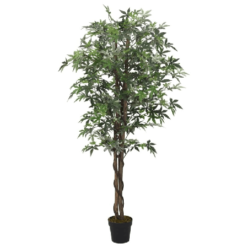 Acero Artificiale 672 Foglie 180 cm Verde