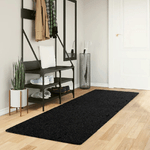 vidaXL Tappeto OVIEDO a Pelo Corto Nero 80x250 cm