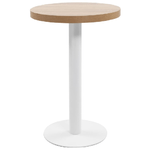 vidaXL Tavolo da Bistrot Marrone Chiaro 50 cm in MDF