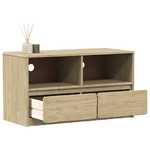 vidaXL Mobile TV SAUDA Rovere 99x43x55 cm in Legno Massello di Pino