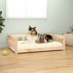 vidaXL Cuccia per Cani 95,5x65,5x28 cm in Legno Massello di Pino