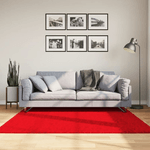 vidaXL Tappeto OVIEDO a Pelo Corto Rosso 160x160 cm