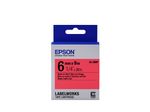 Epson-Nastro-fondo-Pastello-Rosso-per-testo-Nero-6-9-LK-2RBP