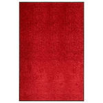 vidaXL Zerbino Lavabile Rosso 120x180 cm