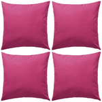 vidaXL Cuscini da Esterno 4 pz 45x45 cm Rosa