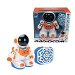 Ods RADIOCOM Mars 8 Spaceman - Robot RC Ad Infrarossi Con Luci E Suoni 23 cm, Funzioni: Movimenti Avanti, Indietro