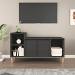 vidaXL Mobile Porta TV Nero 100x35x55 cm in Legno Ingegnerizzato