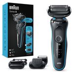 Braun Series 5 51-M1850s Rasoio Elettrico Uomo Con Accessori Regolabarba E Rifinitore Effetto Barba Incolta EasyClick