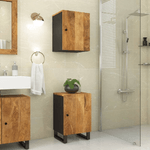 vidaXL Mobile da Bagno 38x33x58 cm in Legno Massello di Mango