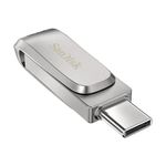 SanDisk-Ultra-Dual-Drive-Luxe-unita--flash-USB-64-GB-USB-Type-A---USB-Type-C-3.2-Gen-1--3.1-Gen-1--Acciaio-inossidabile