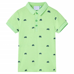 Polo da Bambino Verde Neon 116