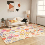 Tappeto Lavabile Multicolore 190x300 cm Antiscivolo