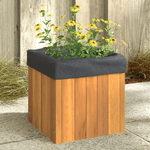 vidaXL Fioriera da Giardino 25x25x25 cm in Legno Massello di Acacia