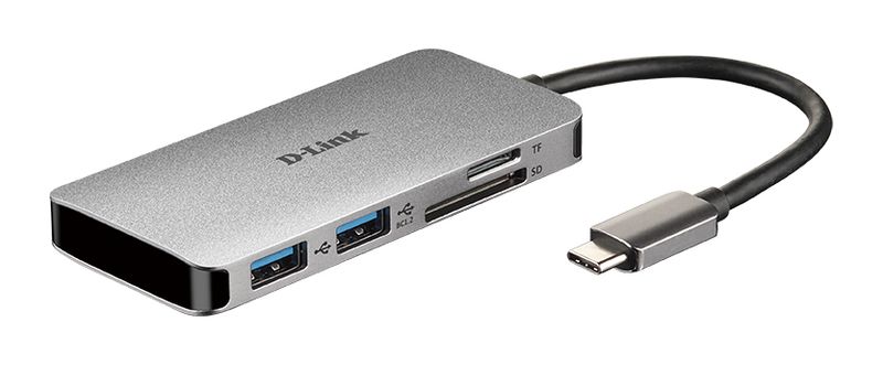 D-Link-DUB-M610-replicatore-di-porte-e-docking-station-per-laptop-Cablato-USB-3.2-Gen-1--3.1-Gen-1--Type-C-Alluminio-Nero