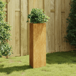 vidaXL Fioriera da Giardino 30x26x75 cm in Acciaio Corten