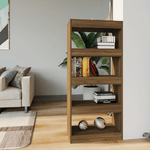 vidaXL Libreria/Divisorio Rovere Marrone 60x30x135cm Legno ingegnerizzato