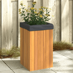 vidaXL Fioriera da Giardino 35x35x60 cm in Legno Massello di Acacia